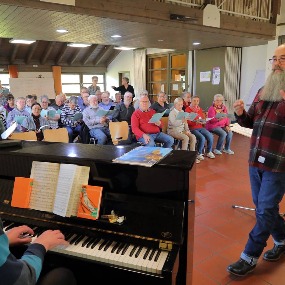 Rheinberger Abendmusik in St. Peter: Proben für den Lobgesang am Sonntag