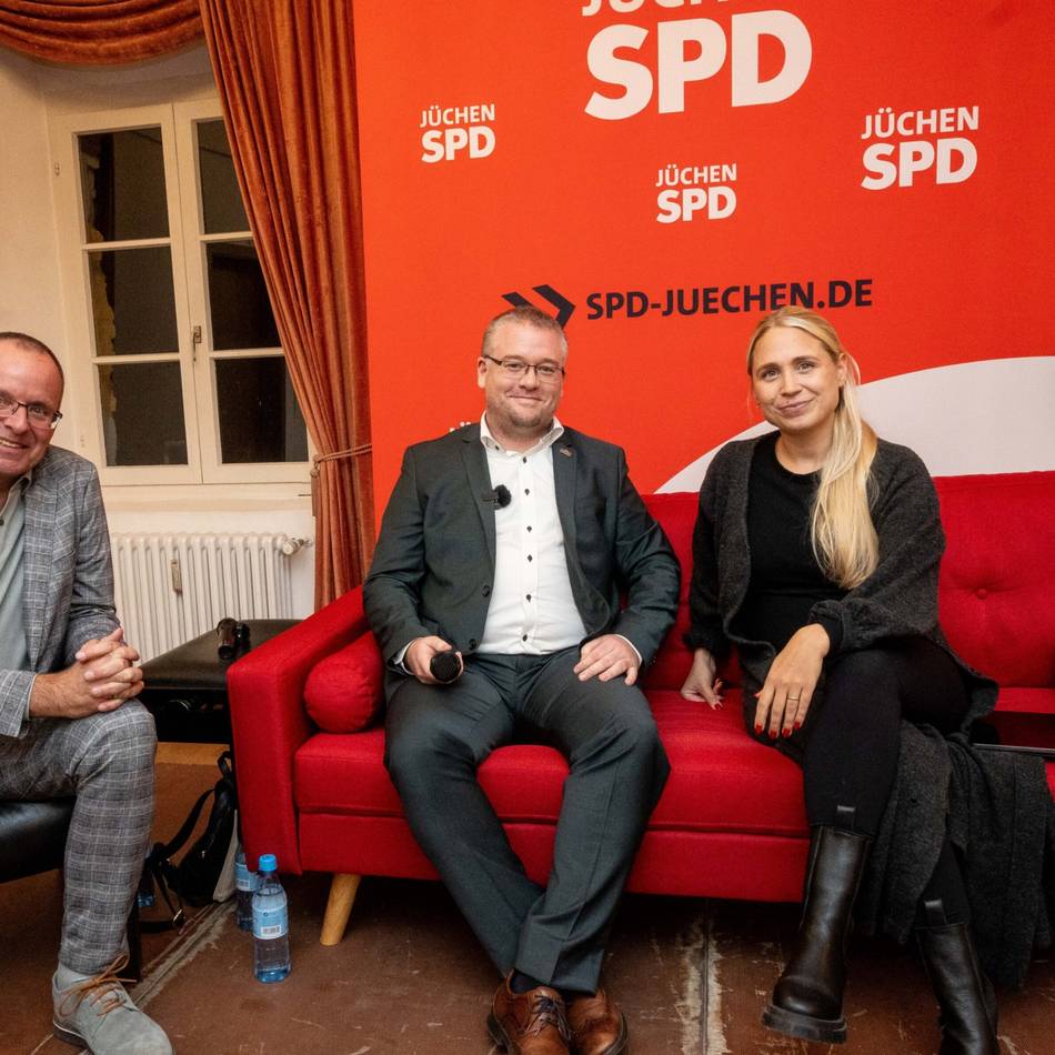 Talkrunde mit Jüchener Bürgermeister Philipp Sieben: „Ich werde einfach versuchen, einen guten Job zu machen“