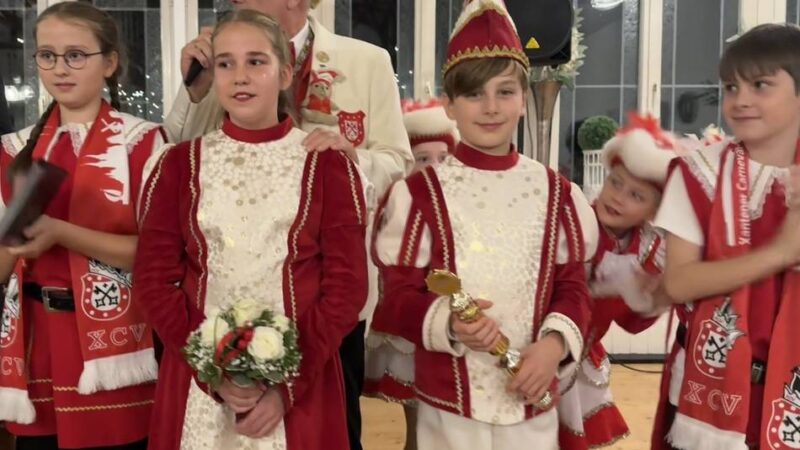 Xanten hat ein neues Kinderprinzenpaar: „Ein Hoch auf das, was Freude macht“