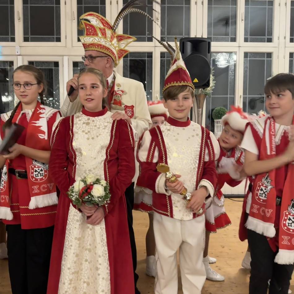 Xanten hat ein neues Kinderprinzenpaar: „Ein Hoch auf das, was Freude macht“