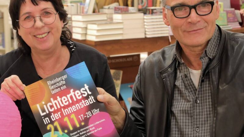 Am 21. November in der Rheinberger Innenstadt: Lichterfest gegen den November-Blues
