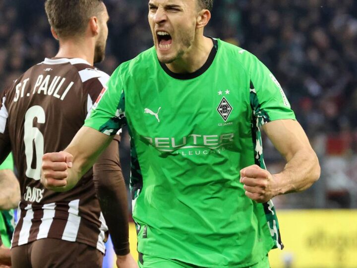 Doppelpack beim FC St. Pauli: Haris Tabakovic hilft Gladbach nicht nur mit Toren