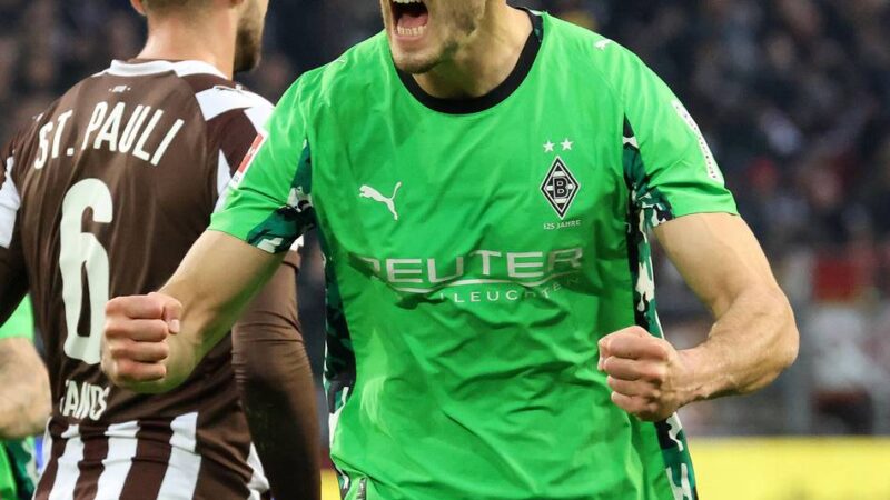 Doppelpack beim FC St. Pauli: Haris Tabakovic hilft Gladbach nicht nur mit Toren