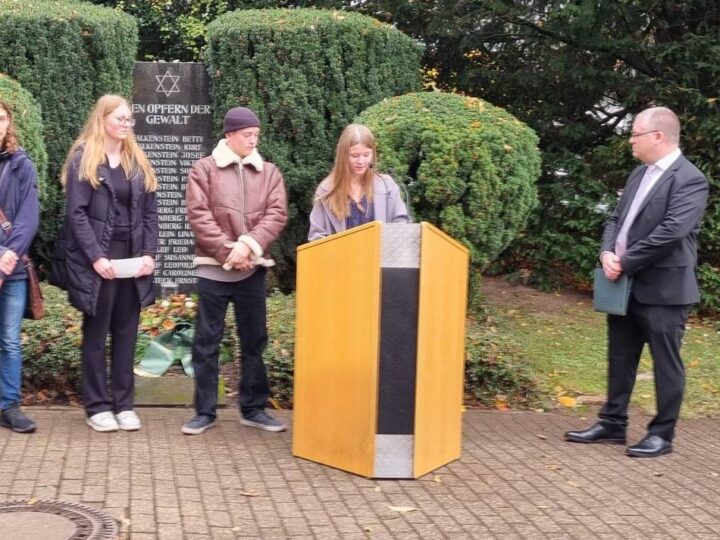 Gedenken zum 9. November 1938: Jüchen gedenkt der Opfer der Pogromnacht