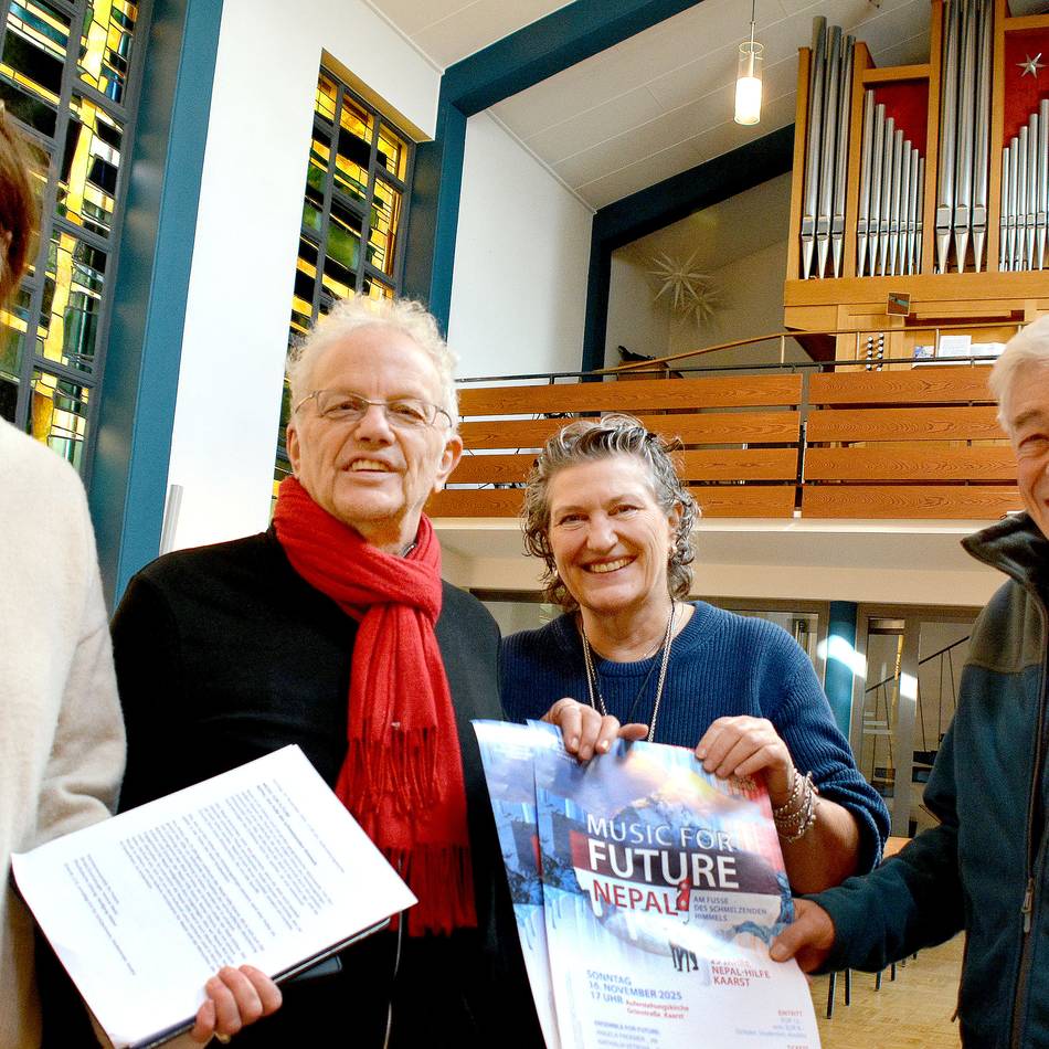 Konzertlesung in der Kaarster Auferstehungskirche: „Nepal ist ein Brennglas für den Klimawandel“