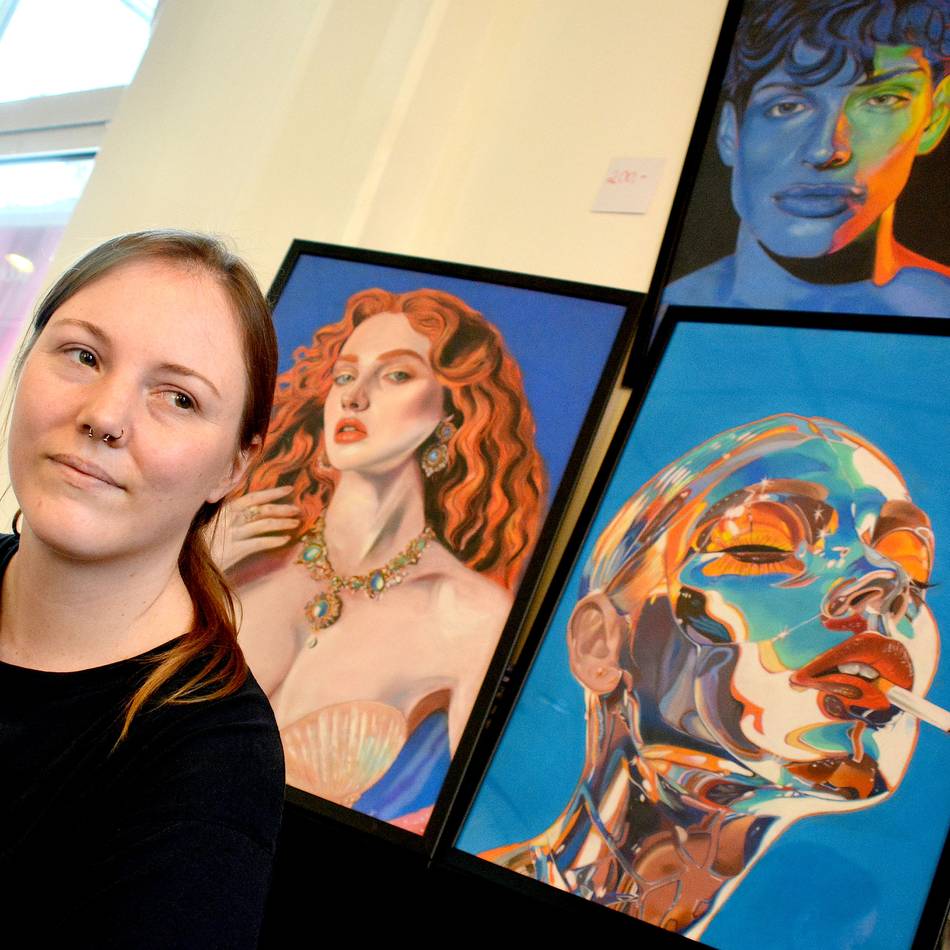 Die Welt der Kaarster Künstlerin Helen Skrobski: Farben, Frauen und ganz viel Fantasie
