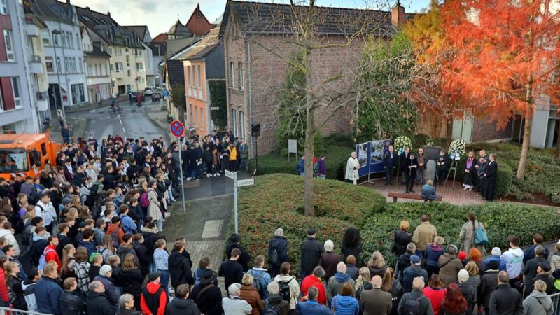 Erinnerung an Reichspogromnacht: Schüler engagieren sich „Gegen das Vergessen“