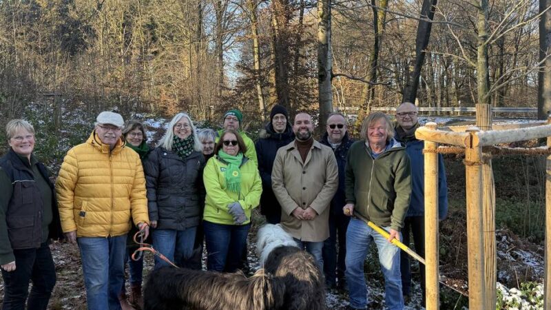 Aktion der Hückeswagener Grünen: Die letzten Bäume für den Jubiläumswald