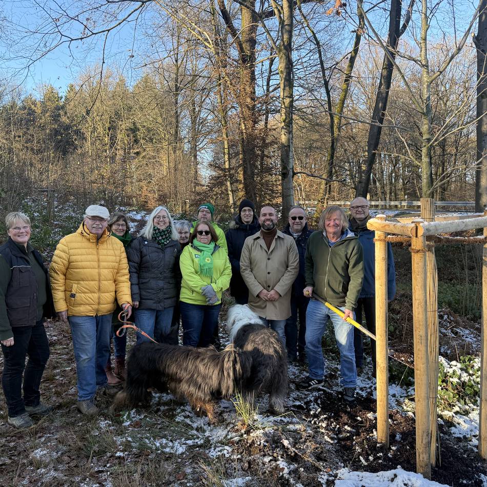 Aktion der Hückeswagener Grünen: Die letzten Bäume für den Jubiläumswald