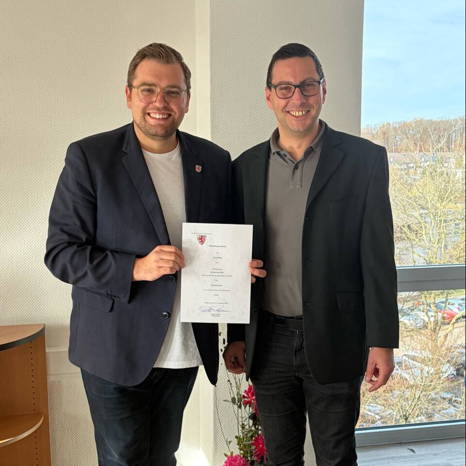 Standesamt in Radevormwald: Ordnungsamtsleiter führt nun auch Trauungen durch