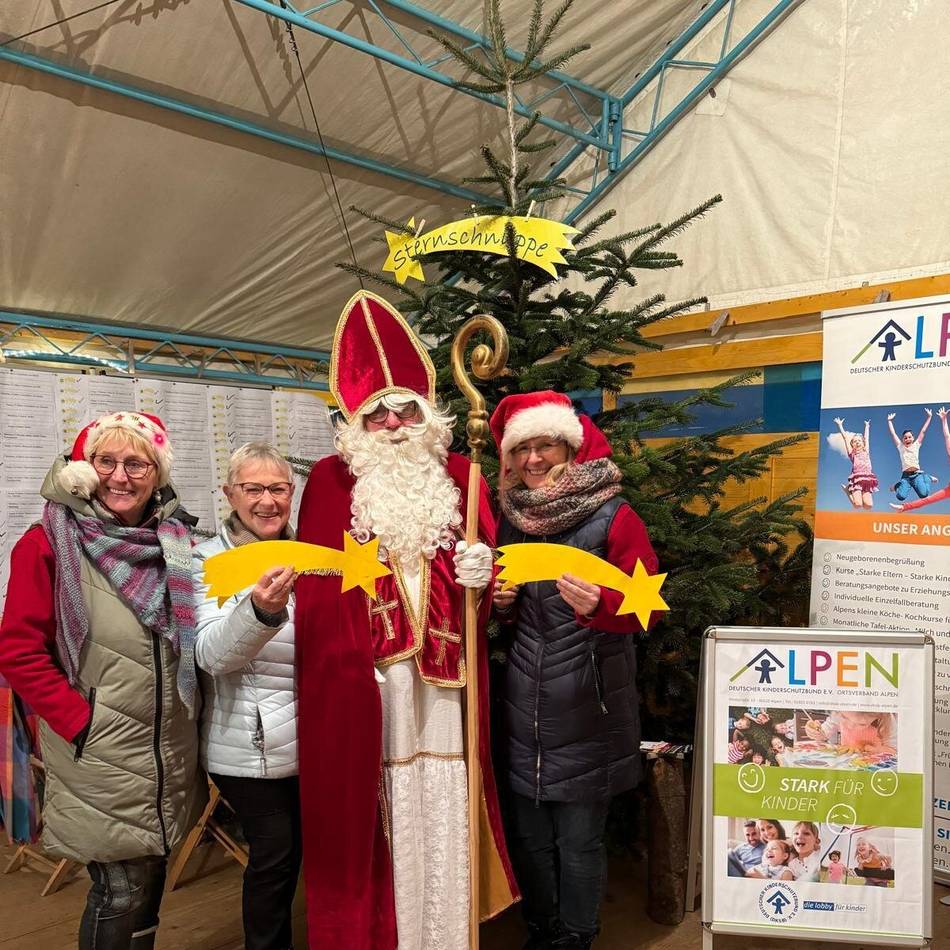 Hinter jeder Sternschnuppe steht ein Kinderwunsch: Sternschnuppenaktion in Alpen startet am ersten Adventswochenende
