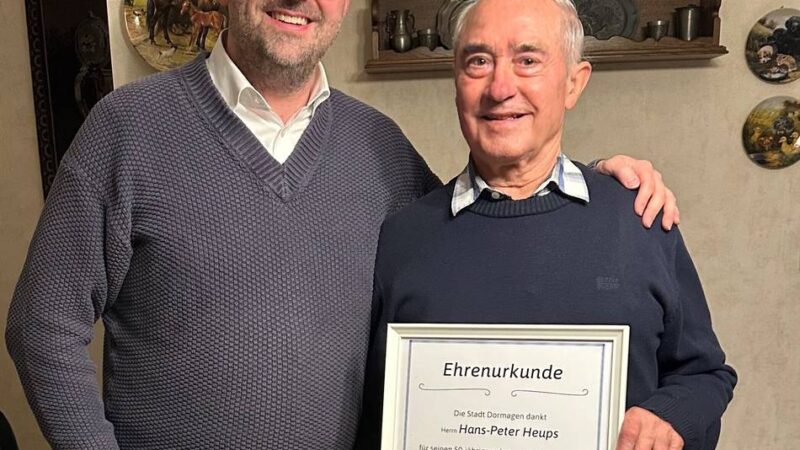 Engagierter Delrather: Stadt ehrt „Bettelmann“ Hans-Peter Heups