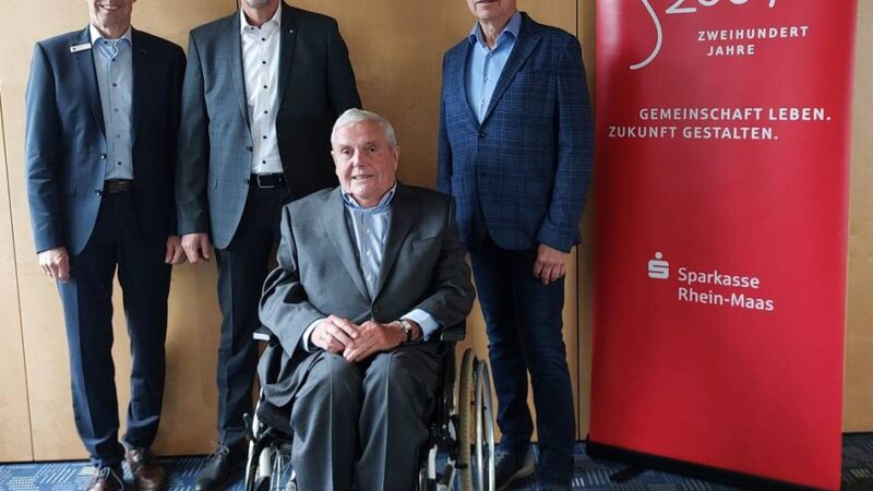 200 Jahre Sparkasse Rhein-Maas: Vier Vorstandschefs sprechen über mehr als 50 Jahre Sparkassen-Geschichte