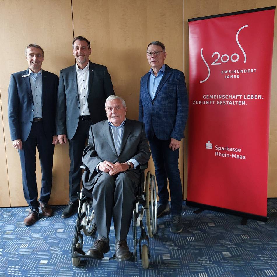 200 Jahre Sparkasse Rhein-Maas: Vier Vorstandschefs sprechen über mehr als 50 Jahre Sparkassen-Geschichte