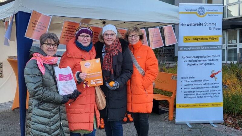 Orange Days in Heiligenhaus: Zeichen gegen Gewalt an Frauen und Mädchen