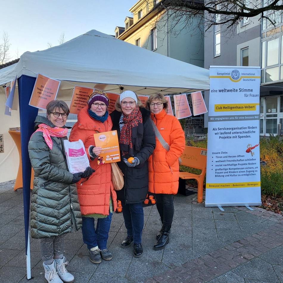 Orange Days in Heiligenhaus: Zeichen gegen Gewalt an Frauen und Mädchen