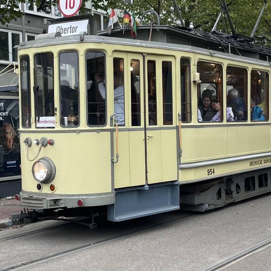 Neusser Straßenbahn wurde vor 100 Jahren erweitert: Wie ein Kurzurlaub auf Schienen