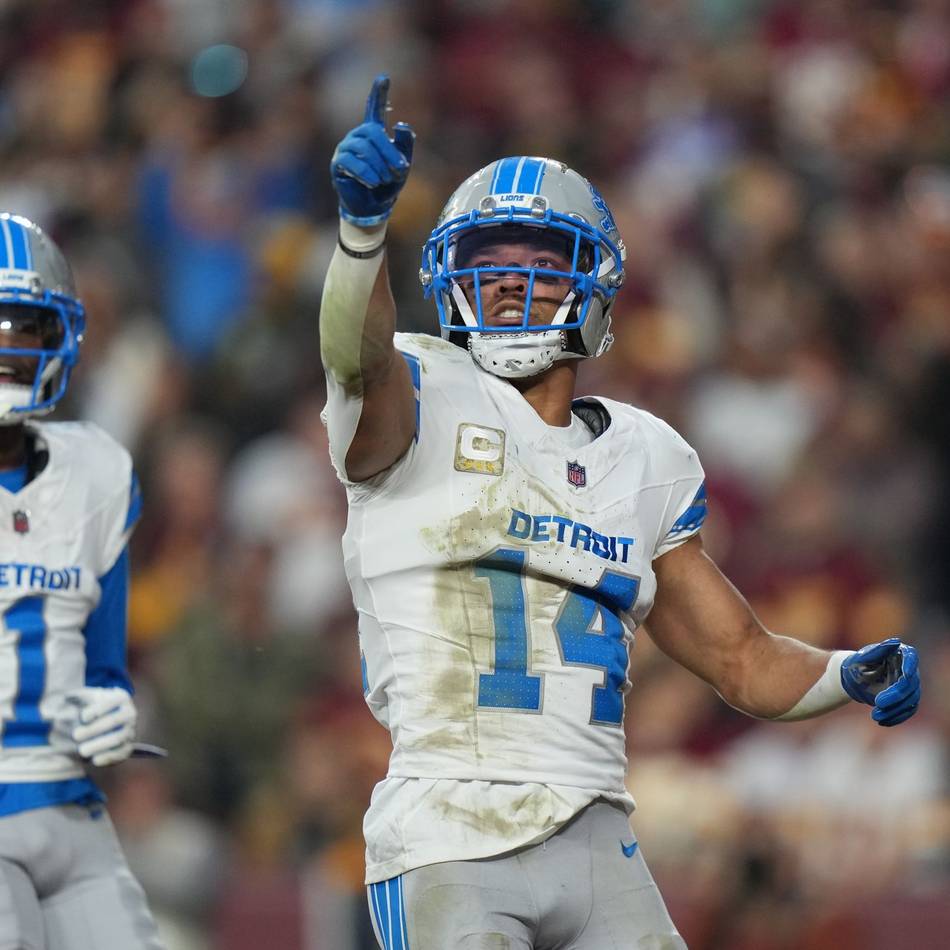 Deutsch-Amerikanischer Footballer: St. Brown feiert NFL-Touchdown mit Gruß an Donald Trump