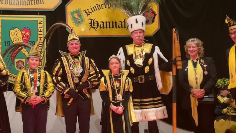 Proklamation des Kinderprinzenpaares: Jonas II. und Hannah II. regieren die jungen Süchtelner