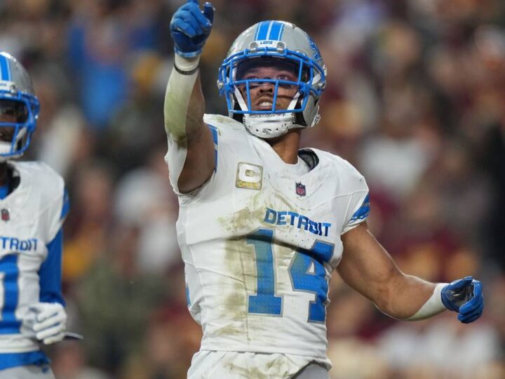 NFL: St. Brown über Touchdown-Jubel: Hatte nicht mit Trump zu tun