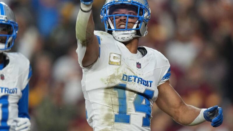 NFL: St. Brown über Touchdown-Jubel: Hatte nicht mit Trump zu tun