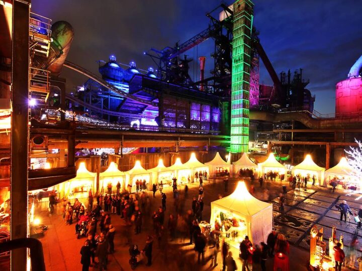 Mit Weltrekordversuch: Lichtermarkt im Landschaftspark Duisburg-Nord feiert zehntes Jubiläum