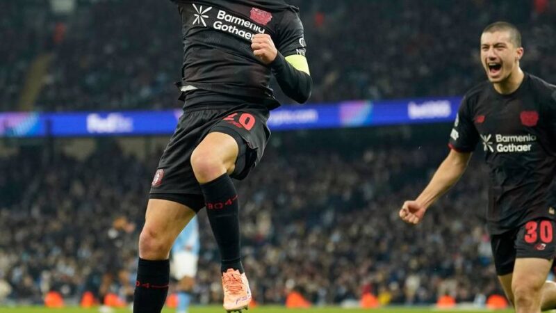 2:0 bei Manchester City: Bayer Leverkusen schockt Guardiolas B-Elf
