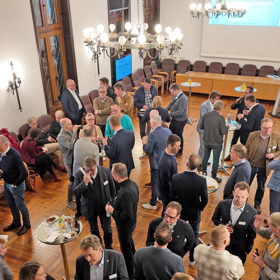 In Heiligenhaus: Premiere für Unternehmertreff im großen Ratssaal