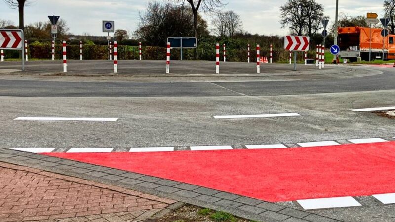 Empeler Straße/Groiner Allee: Ärger um Arbeiten am Kreisverkehr im Reeser Gewerbegebiet