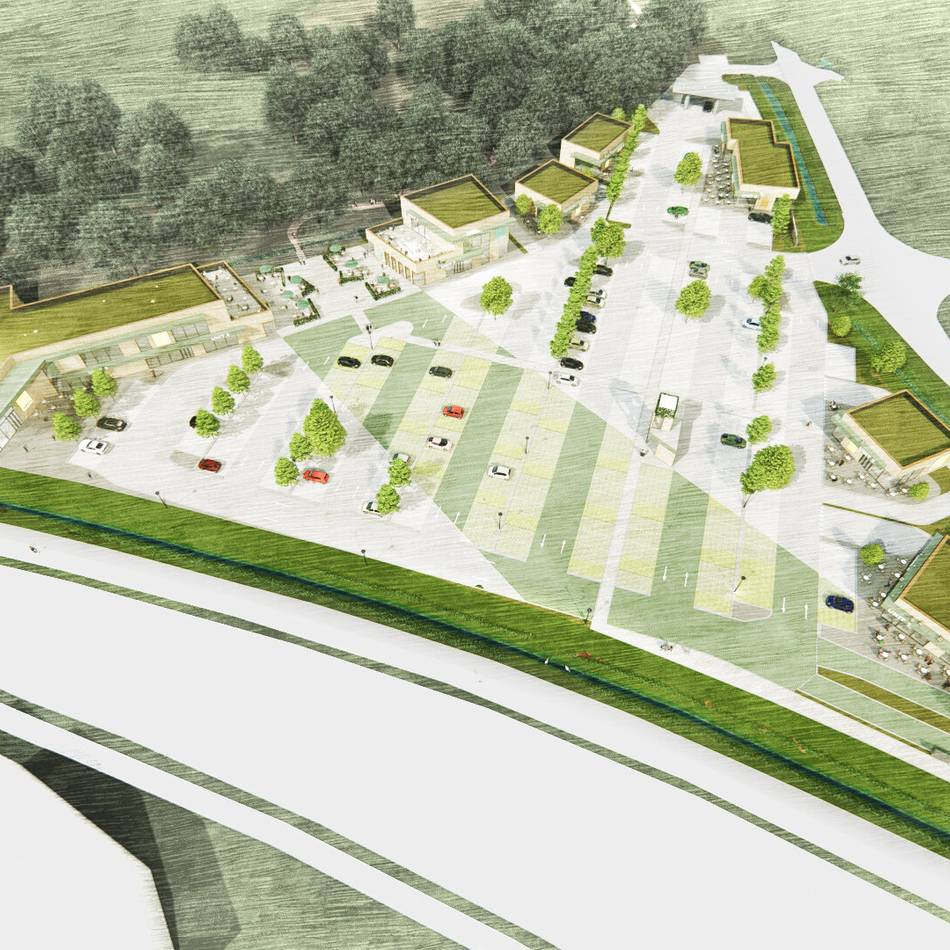 In Duiven in den Niederlanden: Erstes Lokal im größten Fast Food Center Europas steht vor der Eröffnung