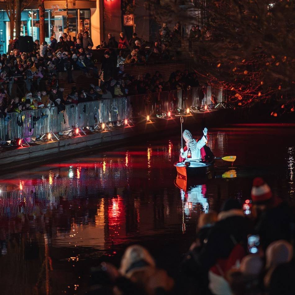 In Wachtendonk: Ein besonderer Besuch vom Nikolaus