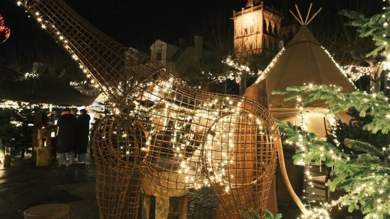 Gemütliches Zelt-Hütten-Dorf auf Xantener Weihnachtsmarkt: Zieges Tipi-Stand erweitert das kulinarische Angebot