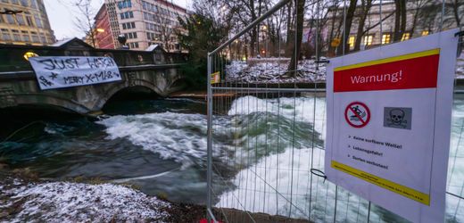München: Surfer brechen Versuch zur Rettung der Eisbachwelle vorerst ab
