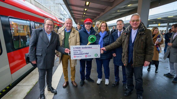 Neustart für die S6: Wie die Bahn die Fertigstellung feiert