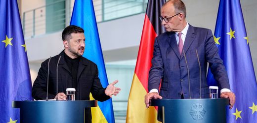 Ukraine-Gespräche: Wolodymyr Selenskyj und Friedrich Merz im Livestream