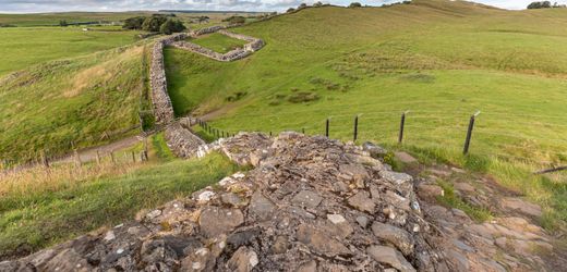 Hadrianswall in Großbritannien: Bei den Römern war der Wurm drin