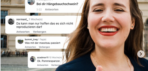 Ricarda Lang zeigt Beleidigungen im Netz den Mittelfinger