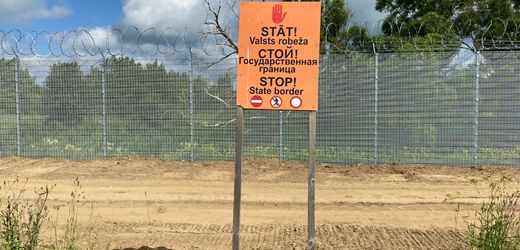 Lettland stellt Zaun an der Grenze zu Russland fertig