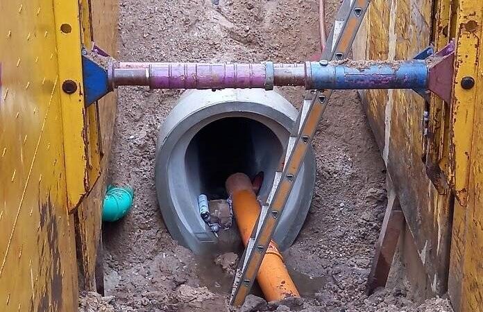 Straßen in Krefeld-Hüls wieder frei: Kanalbau in der Cäcilienstraße abgeschlossen