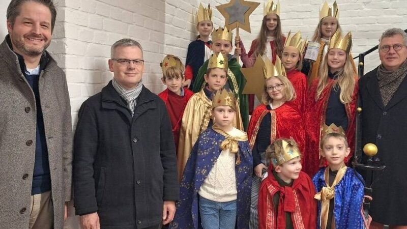 Aktion startet im Januar: Meerbuscher Sternsinger zu Gast beim Bürgermeister
