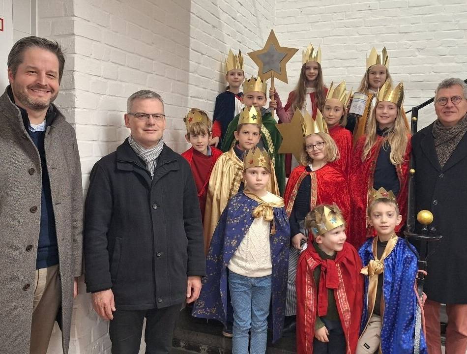 Aktion startet im Januar: Meerbuscher Sternsinger zu Gast beim Bürgermeister