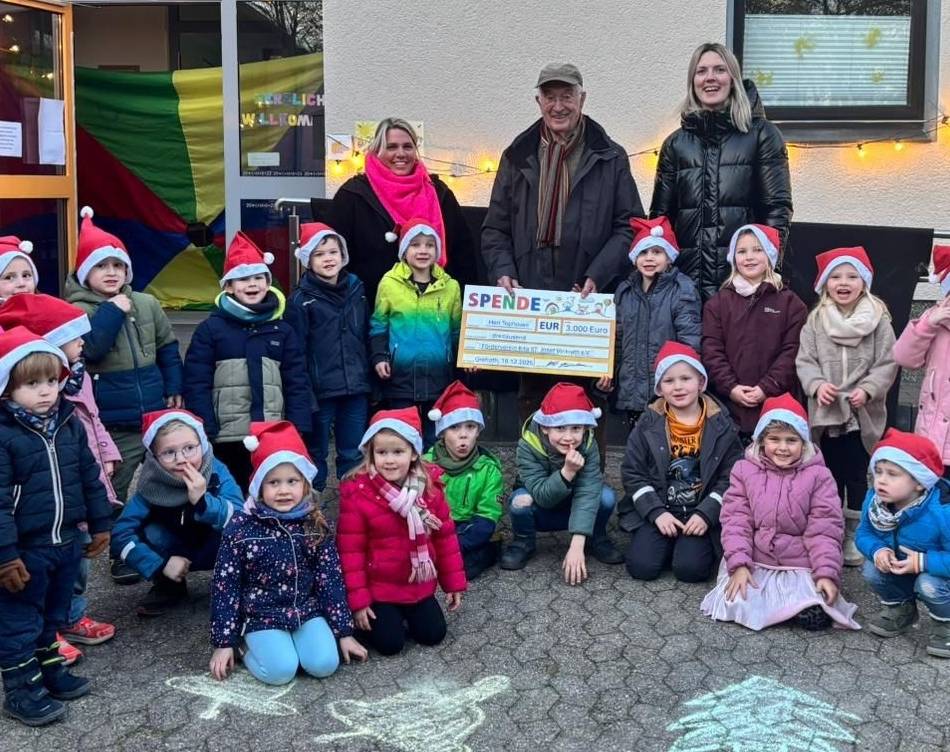Erinnerung an Irmgard Tophoven: 3000 Euro für den Kindergarten in Vinkrath