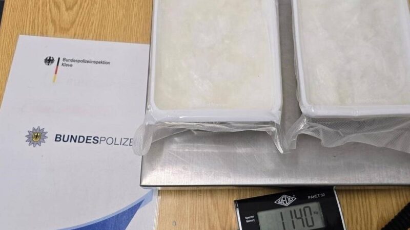 Grenzkontrolle in Kranenburg: Kontrollierter wurde immer nervöser – Bundespolizei findet 1,14 Kilo Drogen auf Rückbank