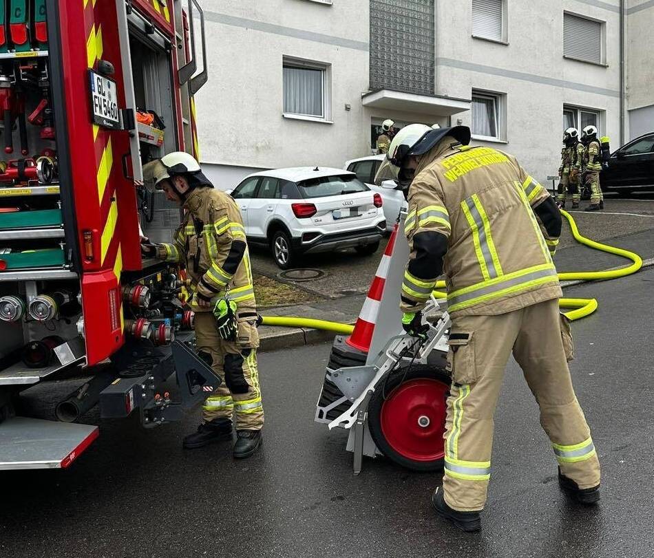 Einsatz in Wermelskirchener Innenstadt: Feuerwehr löscht Brand noch im Entstehen