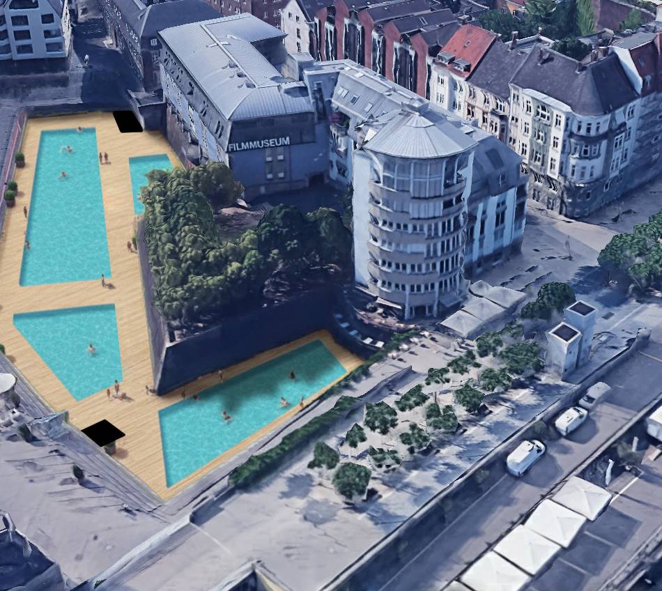 Schwimmbad in Düsseldorfer Altstadt: „Ein Angebot für die gesamte Stadtgesellschaft“