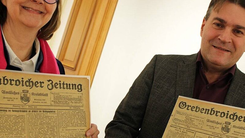 Besonderer Jahresrückblick in Grevenbroich: „Ich bin Zeitungsleser gewesen – im Jahr 1925“