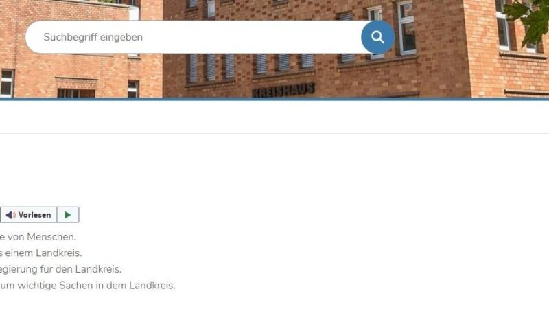 Mit KI-Unterstützung: Kreis-Website jetzt auch in Leichter Sprache