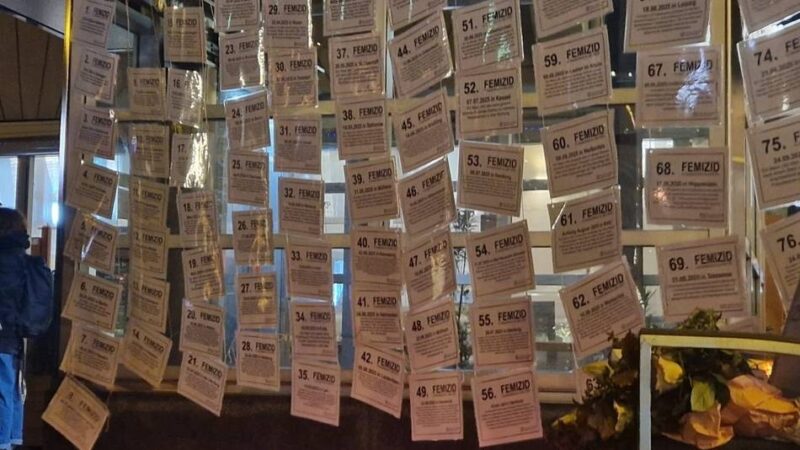 Femizid-Mahnwache in Oberbilk: „Hört auf, uns zu töten“
