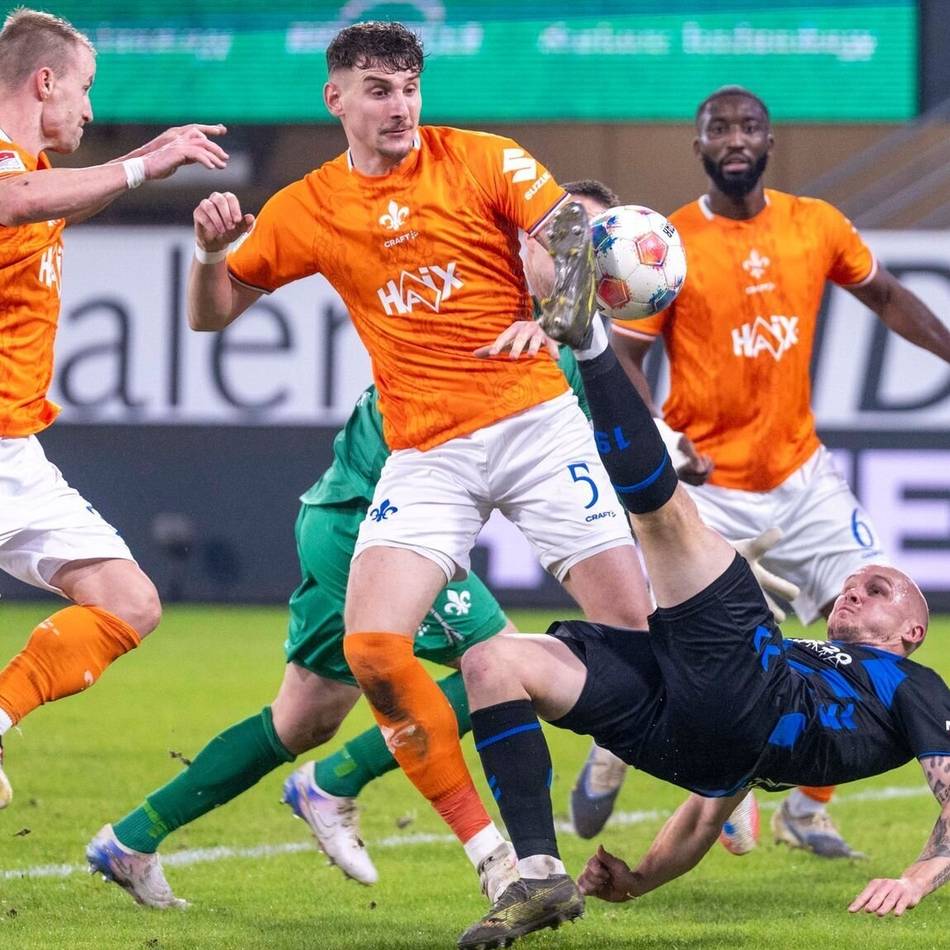 2. Bundesliga kompakt: Darmstadt gibt eine Zwei-Tore-Führung aus der Hand – Hertha verpasst Heimsieg