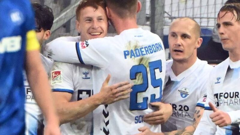 2. Bundesliga kompakt: Paderborn macht es deutlich gegen KSC – Bielefeld trotzt Lautern einen Punkt ab